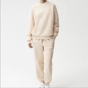Pangaia cream sweat set